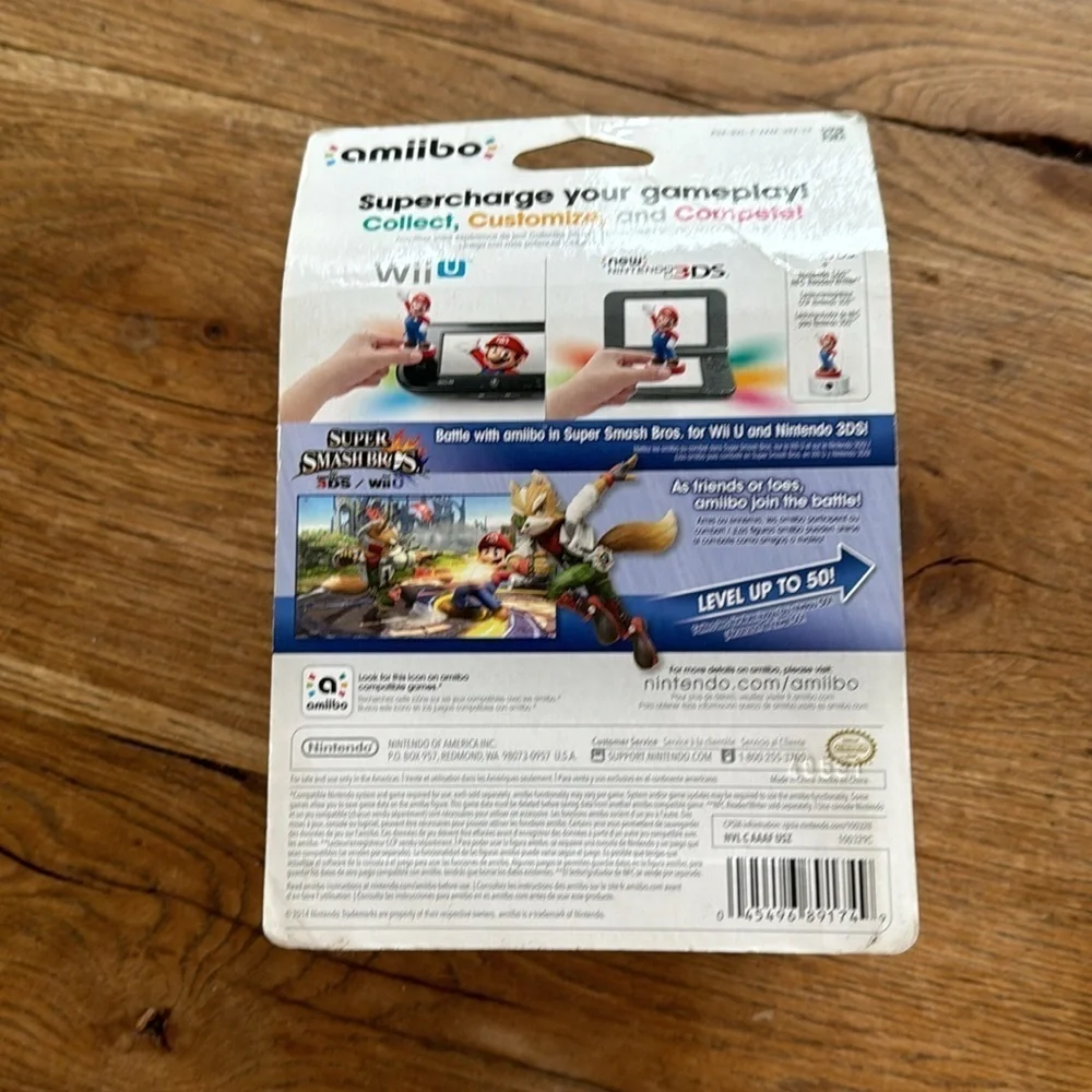 NIB Nintendo Amiibo Fox Super Smash Bros US